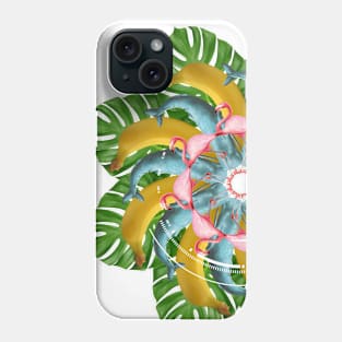 tropic absurd mandala Phone Case