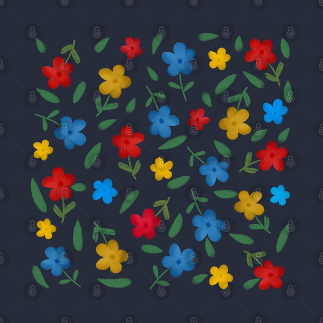 STYLISH COLORFUL FLOWERS PATTERN by FLOWER_OF_HEART