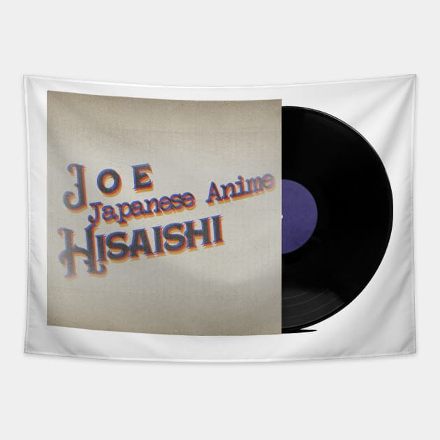 RETRO VINYL JOE HISAISHI GHIBLI Tapestry by elSALMA