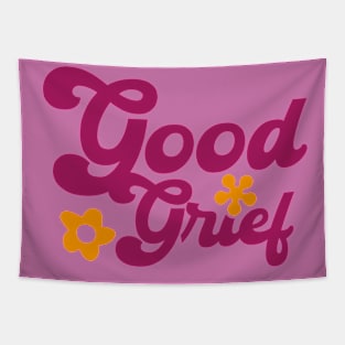 "Good Grief!" - 70's Inspirational Quote Tapestry