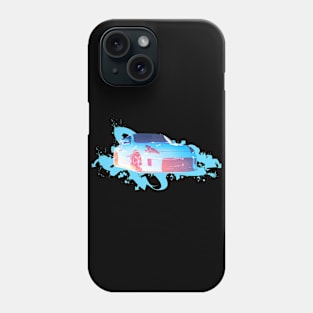 Blue burst 370z Phone Case