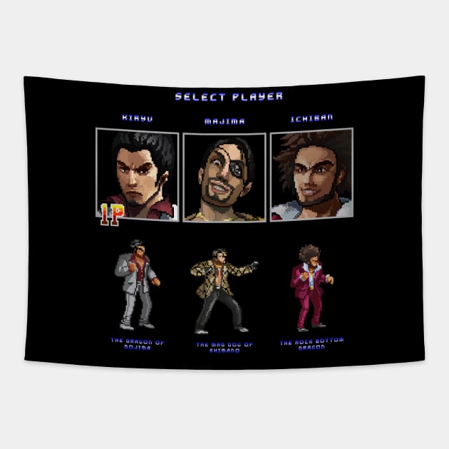 Like a Dragon - Ryu Ga Gotoku Tapestry by bianca alea