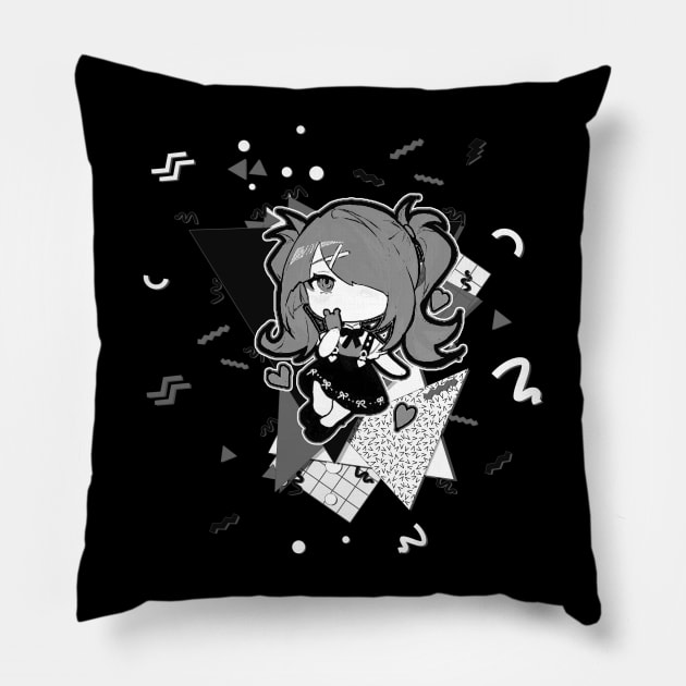 Ame (Needy Streamer Overload) Pillow by hidexmian