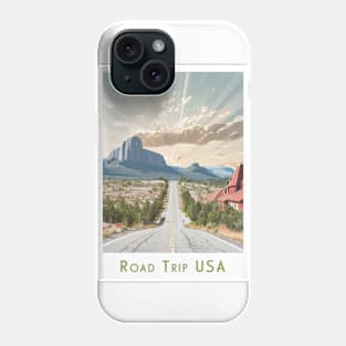 Vintage Retro Road Trip USA Nevada Poster Phone Case