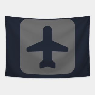 Plane Logo Design Tapestry