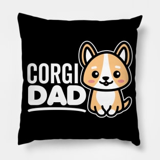 Corgi Dad Pillow