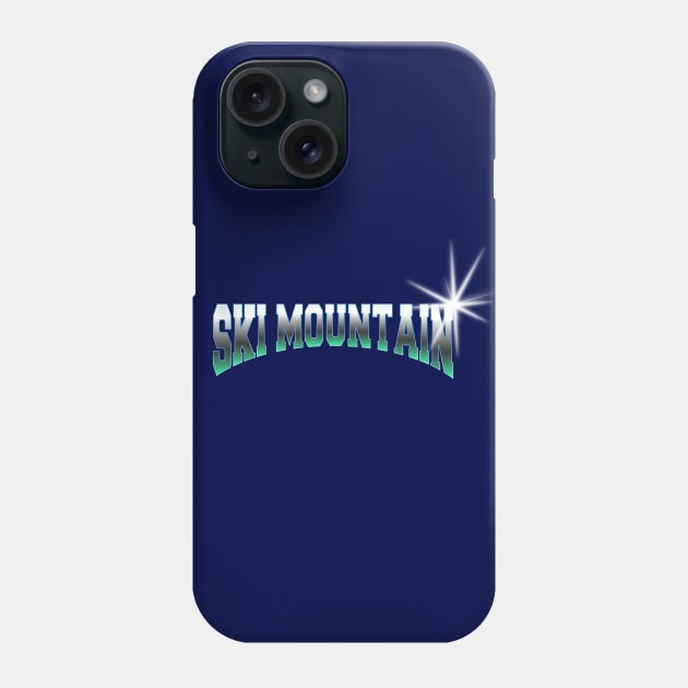 Ski mountain winter apparel Phone Case by Quadrobyte