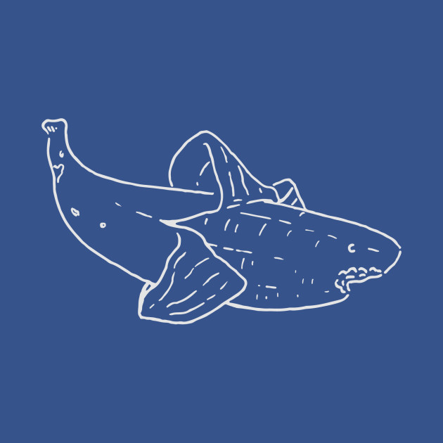 Discover bananark - noodle tee - Shark - T-Shirt