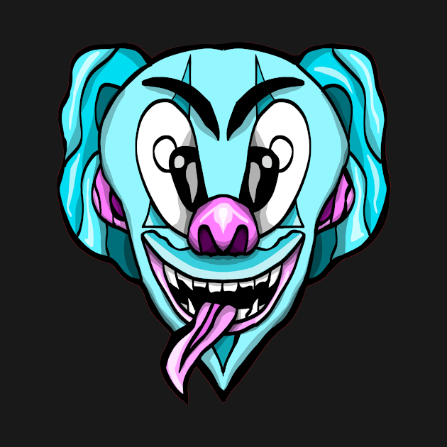 Clownin' Around Design (Pink and Blue) by ggheat6