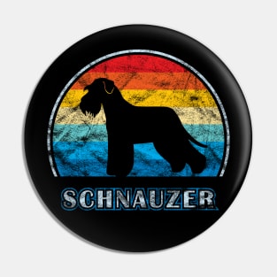 Schnauzer Vintage Design Dog Pin