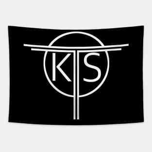 Classic Kickstart the Sun logo in white! Tapestry