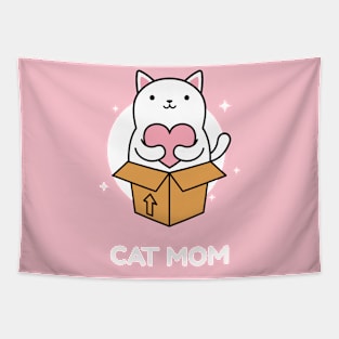 Cat Mom Tapestry