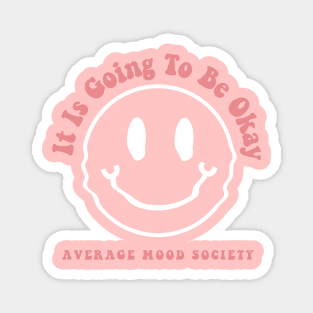 Average Mood Society Magnet