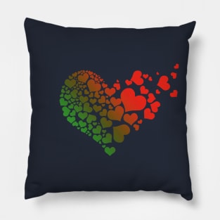 Scattering Heart Pillow