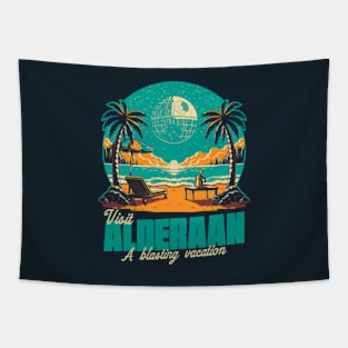 Summer Planet Destruction - Star Movie Travel Tapestry