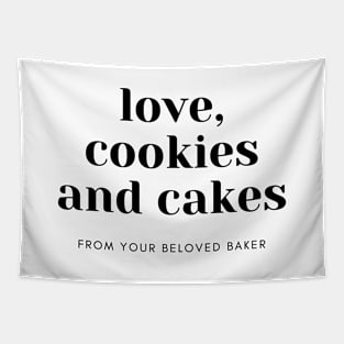 Love, cookies and cakes - Christmas Baker Tapestry