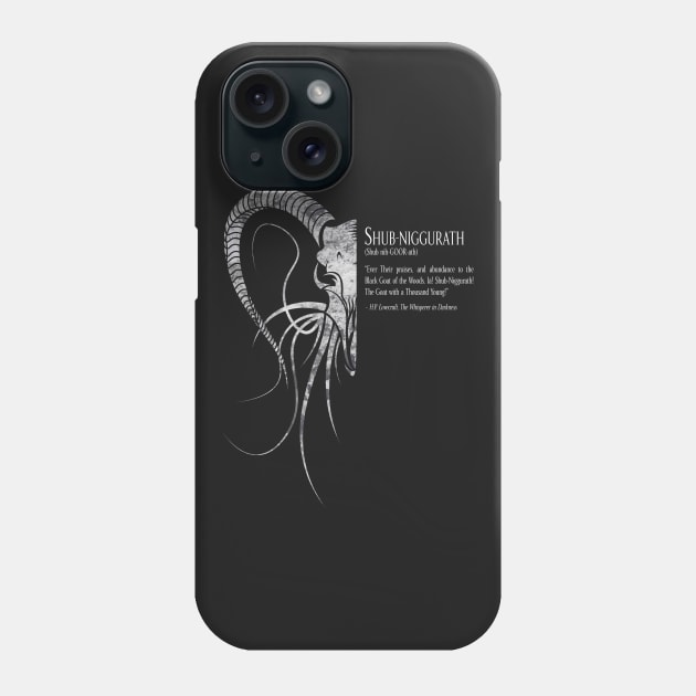 Shub-Niggurath I Phone Case by Deefurdee