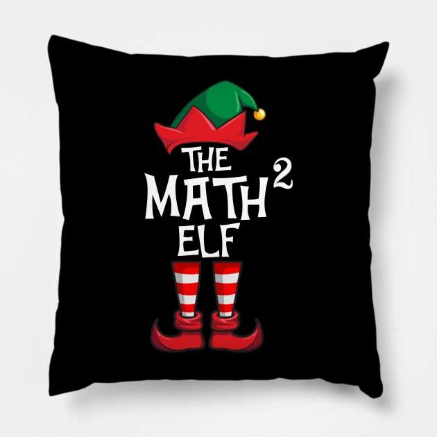 Math Elf Matching Family Christmas Pillow by hazlleylyavlda