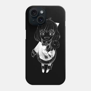 anya the special telepath girl ecopop kawaii anime style Phone Case