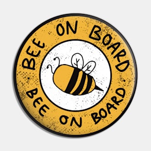 Bee On Board Funny Car Bumper A-10 Pin