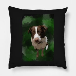 Australian Shepherd sitting Pillow