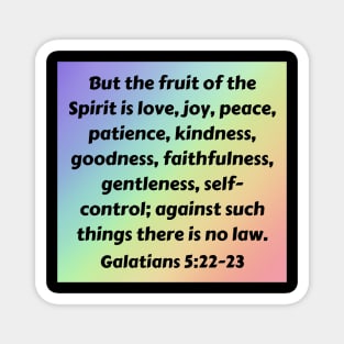 Bible Verse Galatians 5:22-23 Magnet