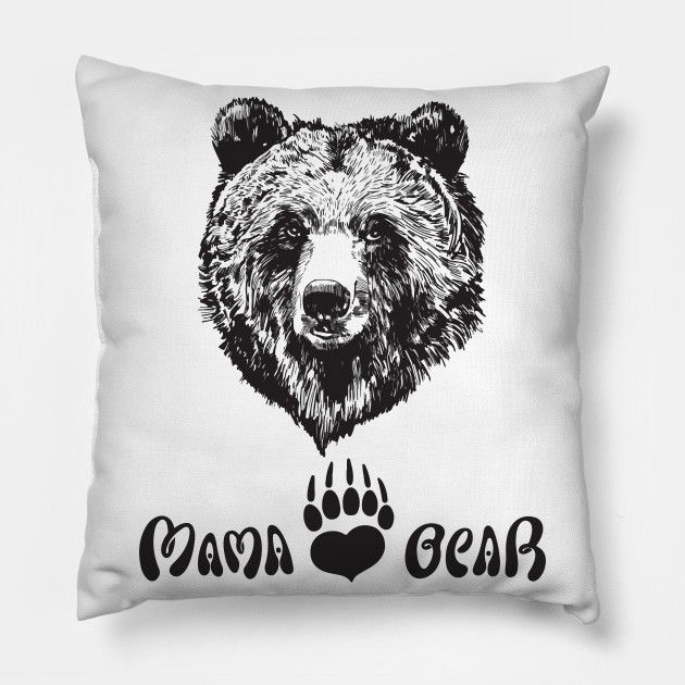 mama bear pillow