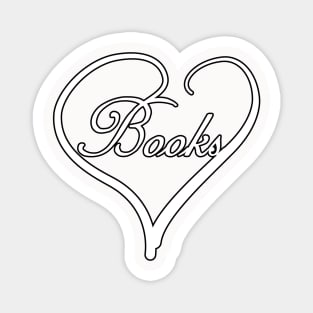 I love books heart Magnet