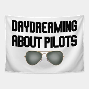 daydreaming about pilots with glasses Tapestry