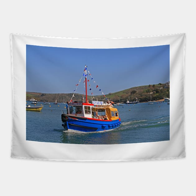 South Sands Ferry Tapestry by RedHillDigital