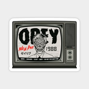 they live - obey Magnet