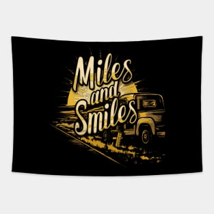 Cool Pickup Truck Driver Tapestry