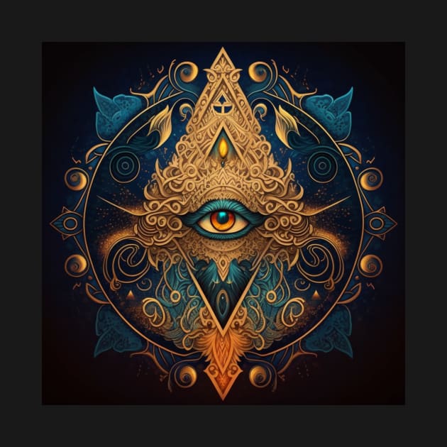 Mystical All-Seeing Eye by Star Scrunch