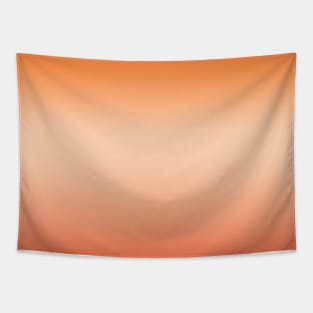 Orange, Peach and Apricot Ombre Warm Summer Gradient Tapestry