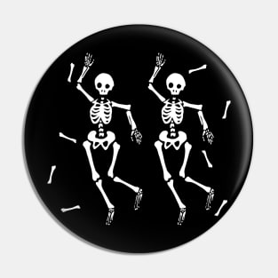 Dancing Skeletons Pin