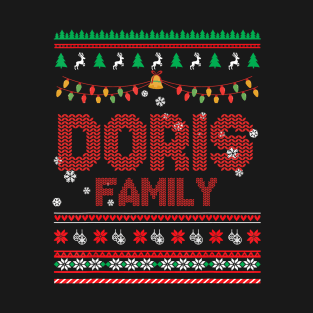 Doris Family Christmas, Name Xmas , Merry Christmas, Name , Birthday, Middle name T-Shirt