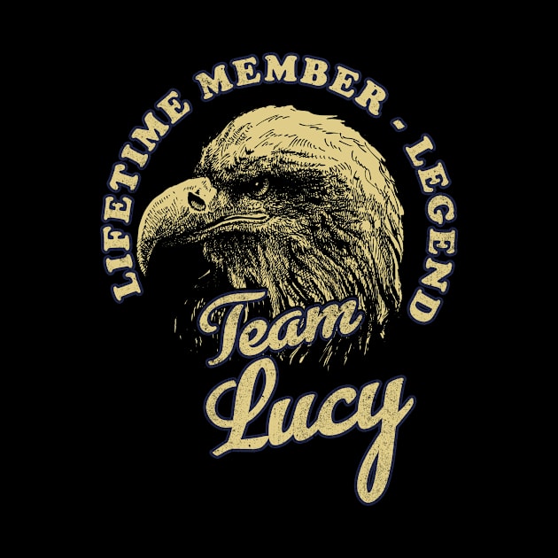 Lucy Name - Lifetime Member Legend - Eagle by Stacy Peters Art