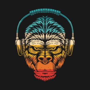 Monkey Music Retro T-Shirt