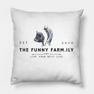 Live Your Best Life With Cowboy Peter Pig Pillow