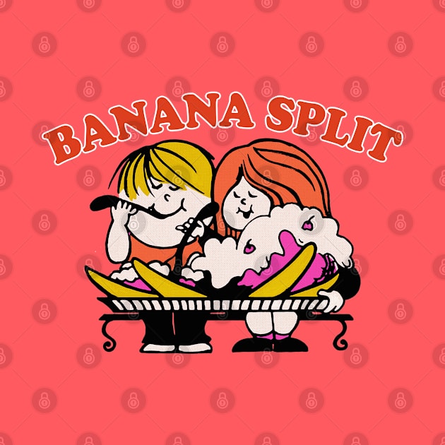 Retro 70s Style Banana Split Design by CultOfRomance