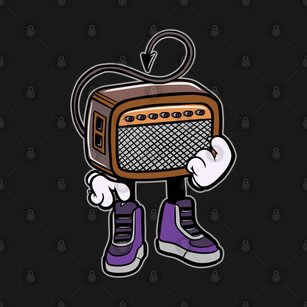 audio devil cartoon by Behold Design Supply