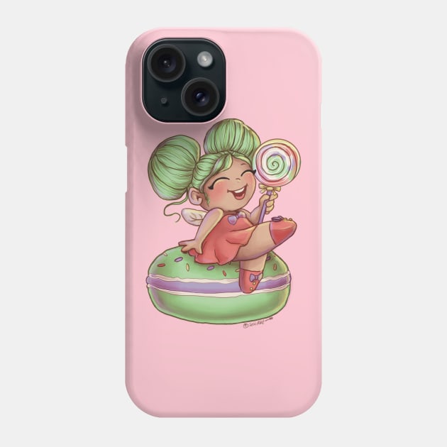 Sugar Plump Fairy Macaroon Sweet Treat Phone Case by thewickedmrshicks