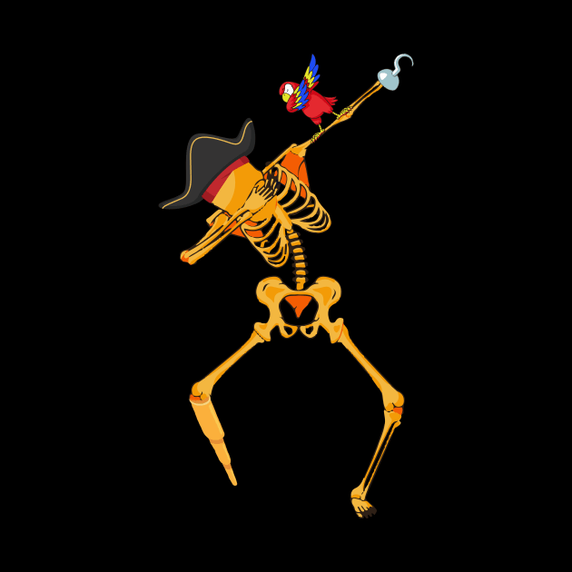 Dabbing Skeleton Pirate by PaulAksenov