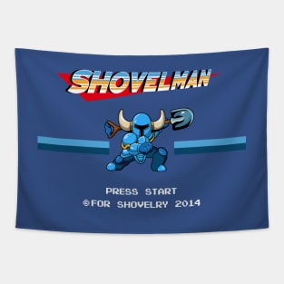 Shovel Man Tapestry