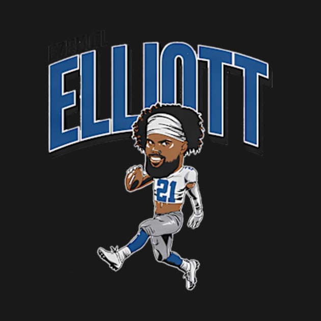 Ezekiel Elliott Caricature by caravalo