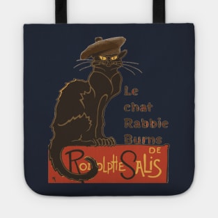 Le Chat Rabbie Burns With Tam OShanter Tote