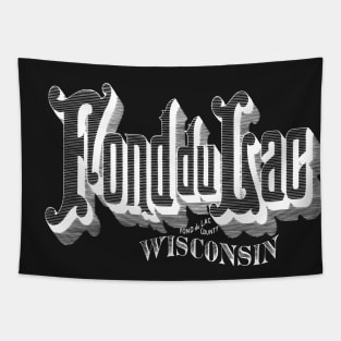 Vintage Fond du Lac, WI Tapestry