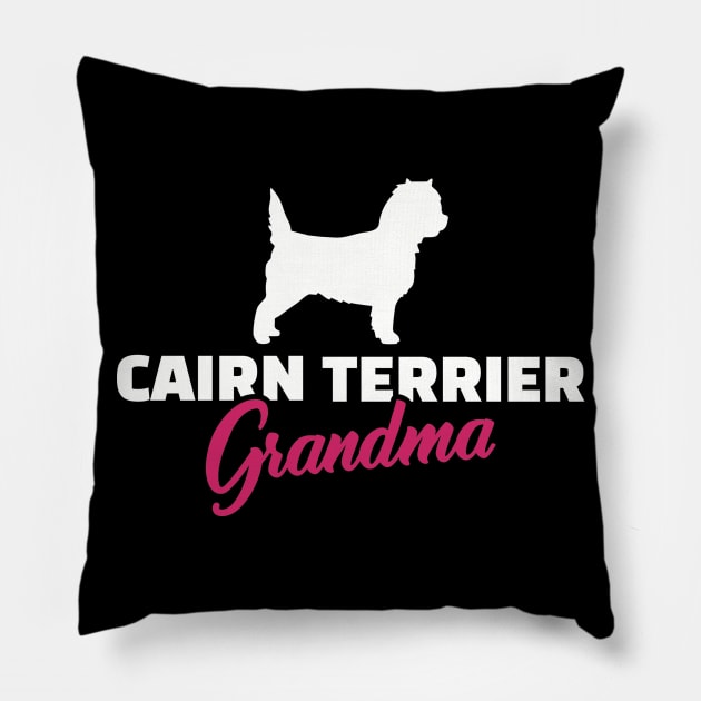 Cairn Terrier Grandma Pillow by Designzz