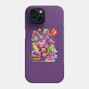 Purple clown Phone Case