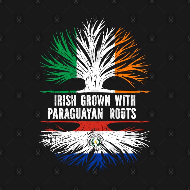 Irish Grown With Paraguayan Roots Ireland Flag by silvercoin